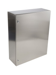 Szafka ścienna rozdzielcza 1000 mm 800 mm 300mm Stal nierdzewna typu 304 Schneider Electric, z drzwiami zwykłymi