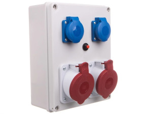 Rozdzielnica R-BOX 240 2x32A/5P 2x250V IP44 B.1099