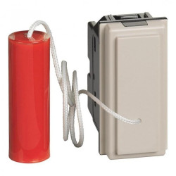 LIVING NOW przycisk z cięgnem NO/NC 1mod. piaskowy beż KM4033