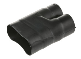 Łącznik T., 2-palczasta, Czarny, materiał: Elastomer odporny na płyny, 26.9mm,TE Connectivity