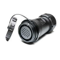 Złącze wielostykowe przemysłowe 24-pinowe Montaż na kablu Gniazdo RS PRO