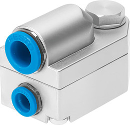 Szybki zawór wydechowy G 1/8 10 barów Cynk, aluminium odlewane rura: 6mm Festo