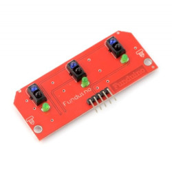 Listwa z czujnikami odbiciowymi - 3-kanałowa - cyfrowa