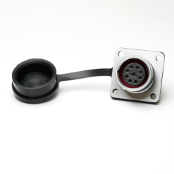 Złącze okrągłe 9-pinowe M16 Montaż na kołnierzu Gniazdo RS PRO Żeńskie IP67 SF16