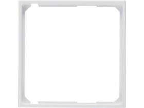 S1/B1/B3/B7Glas Pierścień oddzielający do płytki czołowej biały biały 11091909 HAGER