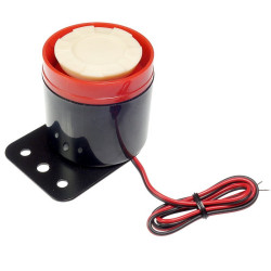 Syrena piezo PS30 6V-12V 105dB 12V alarmu alarmowa 10W PS-30 mini 1-ton