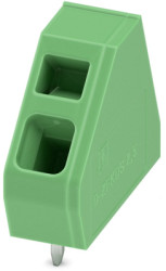 PCB terminal, 1 pole, pitch 5.08 mm, AWG 24-12, 24 A, spring-clamp connection, green, 1905010