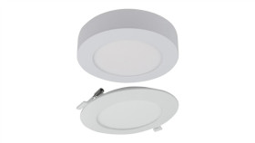 Oprawa Downlight Cct 2W1 Z Ramka 12W 1100Lm Ip20 Okrągły Biały Ec61080