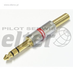 Wtyk Jack 6,3mm stereo CHROME JW778 VITALCO