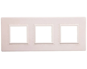 DANTE Ramka potrójna skóra PEEPER 4509583