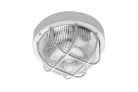 Oprawa kanałowa IBIZA E27 max.40W AC220-240V IP44 ABS/szkło/kratka z tworzyw OS-IBKR060-00