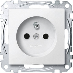 Gniazdo elektryczne Merten System M MEG2500-0419, biały