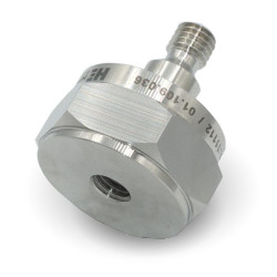 Adapter montażowy Adapter montażowy Hauber Elektronik do HE05x, HE20x Seria: HE100, HE101, HE102, HE103 M8