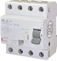 Wyłącznik różnicowoprądowy EFI-4 A 80/0.5 002065545