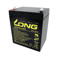 Long WP5-12E VRLA Battery 12V 5Ah AGM Compact Maintenance-Free Durable
