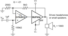 250-mA high-speed buffer - see BUF634A for upgraded version