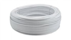 Przewód Prądowy H03vvh2-F / Omyp 300V 2X0,5 Płaski Biały Linka Elektrokabel 100M