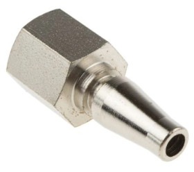 Szybkozłączka pneumatyczna, materiał Mosiądz, złącze G 1/4 żeńskie, RS PRO Rectus 17, Schrader NW5