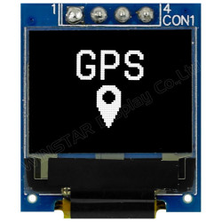 Winstar WEA006448AWPP3N00000 OLED COG 64x48 White 0.66&quot; on PCB