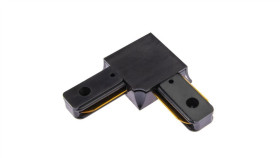 Łącznik Kątowy Narożny Czarny Do Listw Szynowych Jednofazowych Szynoprzewodów