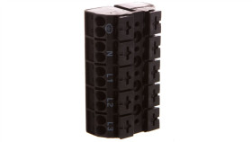 Blok Zasilający 5-Biegunowy Czarny Nadruk Pe-N-L1-L2-L3 862-1505/999-950...