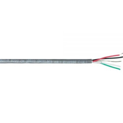 Przewód sterowniczy ekranowany 2x2x22AWG PVC szary 300V BL-8723.00U305 /305m/