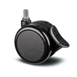 Koło samonastawne średnica kabla 75mm Tente 50kg wysokość całkowita 88mm