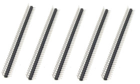 Opencircuit Male headers 1x40 angled 2.54mm - version A - 5 pcs