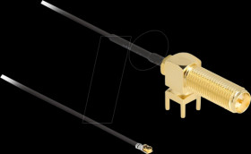 12033 Antenna cable, RP-SMA 90° PCB socket / MHF® 4L plug