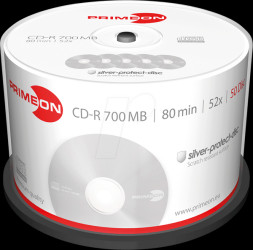 2761102 CD-R 80Min/700MB, 10 pcs Cakebox