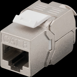 61129 Keystone module RJ45 jack Cat.8.1 STP, GHMT certified