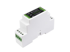Waveshare Rail-mount TTL To RS232 Galvanic isolated Converter, Full-Duplex Communication, Lightningproof &amp; Anti-Surge, TTL S