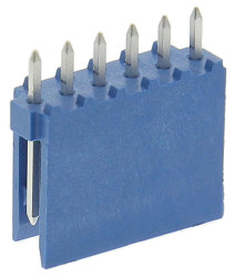 Listwa stykowa PCB 6-pinowe AMPMODU HE14 raster: 2.54 mm Prosty 1-rzędowe TE Connectivity Otwór przelotowy500 V W
