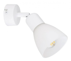 Spot reflektorek w kolorze białym na E14 MALTA 1 LP-877/1W WH Light Prestige