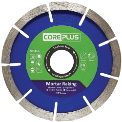 Core Plus CORDBMR115 MR115 Mortar Raking Diamond Blade 115mm