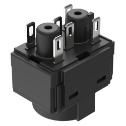 Nasadka przełącznika Powolna produkcja DPST Wtyk EAO