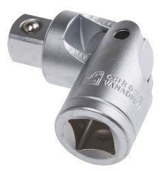 Nasadka, Lustrzane, Stal chromowo-wanadowa, rozm: 1/2 cala, typ: Kwadratowy, Złącze uniwersalne