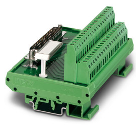 Moduł 25 -pinowe na szynę DIN Phoenix Contact D-sub Żeński długość 78.8mm 2.5A