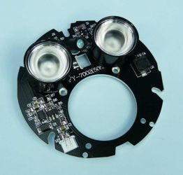 MODUŁ OŚW.IR 2-DIODY 12V 70mm 40mb