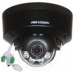 KAMERA WANDALOODPORNA IP DS-2CD2163G2-LIS2U 2.8MM BLACK PL Smart Hybrid Light AcuSense - 6 Mpx Hikvision