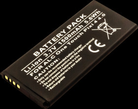 13348 Smartphone battery for Alcatel devices, Li-Ion, 1500 mAh