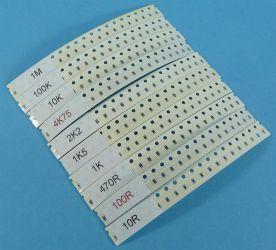 ZESTAW REZYSTORÓW SMD 0603 200szt