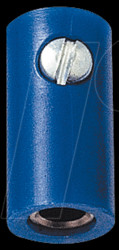 Miniature coupling, 2.6mm, blue