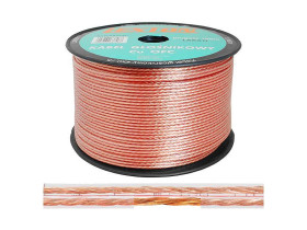 KABEL PRZEWÓD GŁOŚNIKOWY 2x0,75mm Cu OFC 5 METRÓW