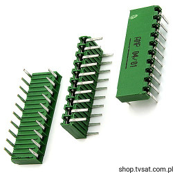 216602-0 Connector 2x10 Pins Horiz THT AMP