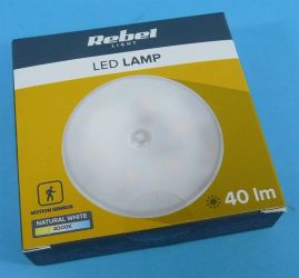 LAMPA LED AKU 0,55Ah 0,6W OKR. 68x15mm