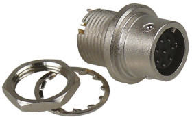 Złącze wielostykowe przemysłowe 6-pinowe Miniaturowe, panelowe Gniazdo Hirose