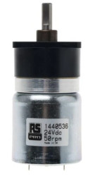 Motoreduktor DC, 86 obr./min, 40 Ncm, RS PRO