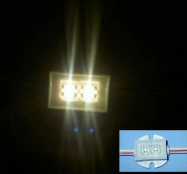 MODUŁ PCV 12V 16x25mm WC 2xLED