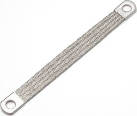 Taśma uziemiająca Hebotec 5-KT016020008C, 200 mm, Przekrój 16 mm ², długość 200 mm, otwór M8Materiał: Miedź ocynowanaBez